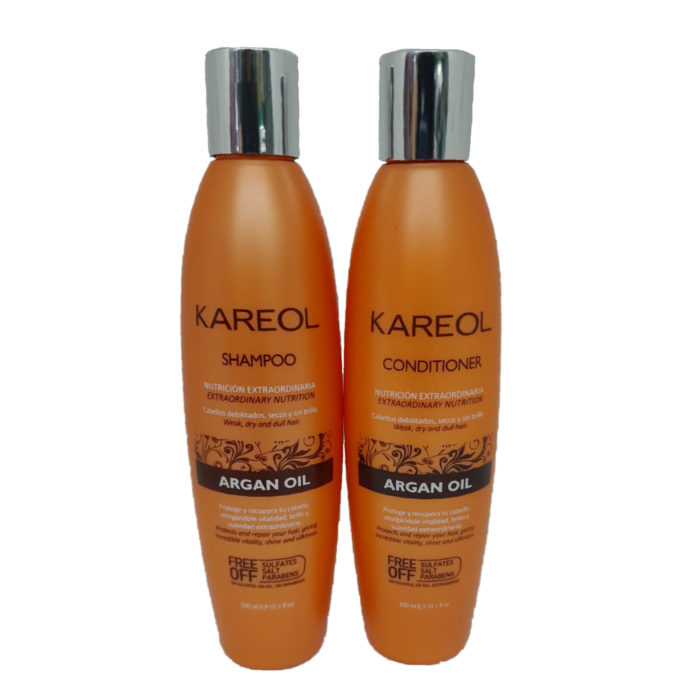 Shampoo y acondicionador argan oíl. Kareol